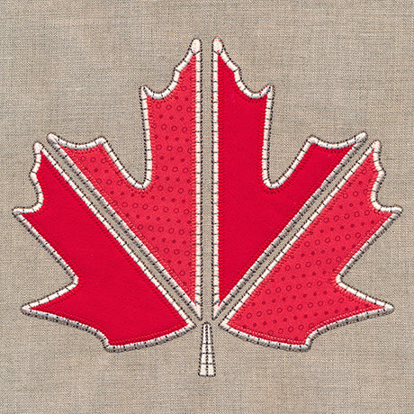 Rustic Autumn Maple Leaf (Heirloom Applique)