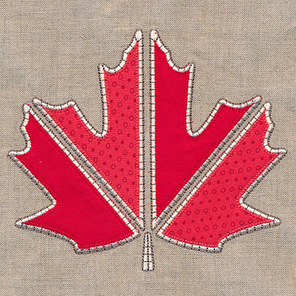 Rustic Autumn Maple Leaf (Heirloom Applique)