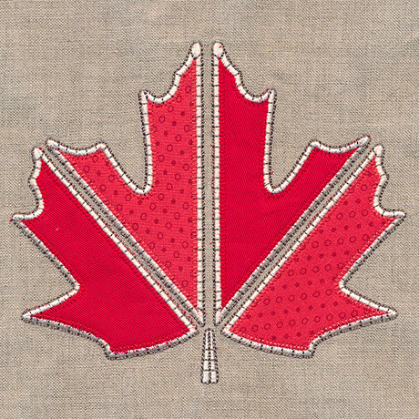 Rustic Autumn Maple Leaf (Heirloom Applique)