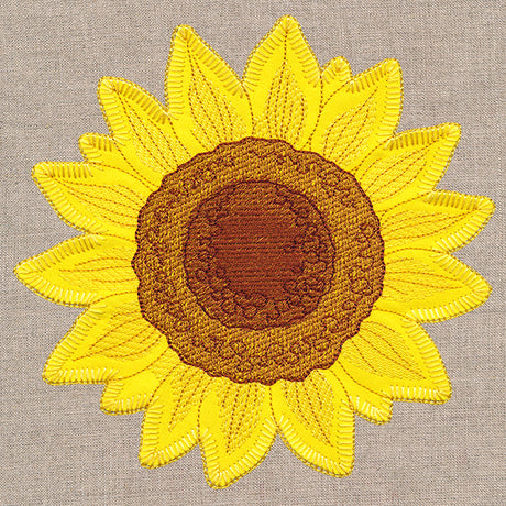 Shining Sunflower (Heirloom Applique)