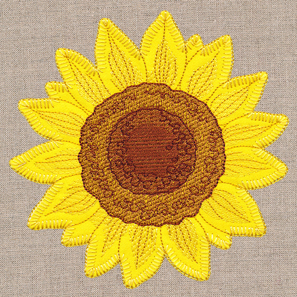 Shining Sunflower (Heirloom Applique)