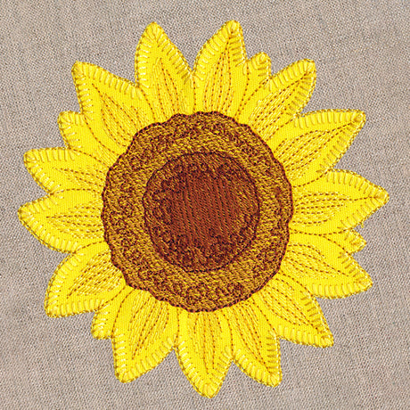 Shining Sunflower (Heirloom Applique)
