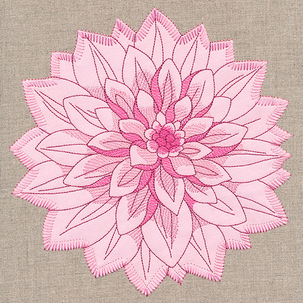 Darling Dahlia (Heirloom Applique)