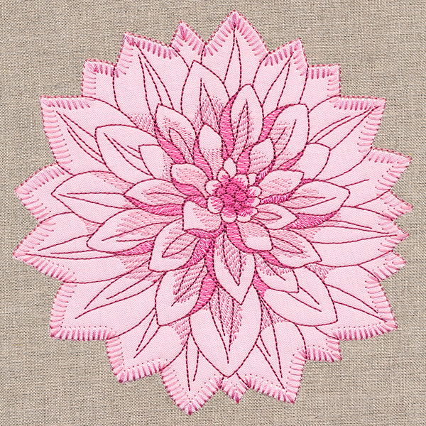 Darling Dahlia (Heirloom Applique)