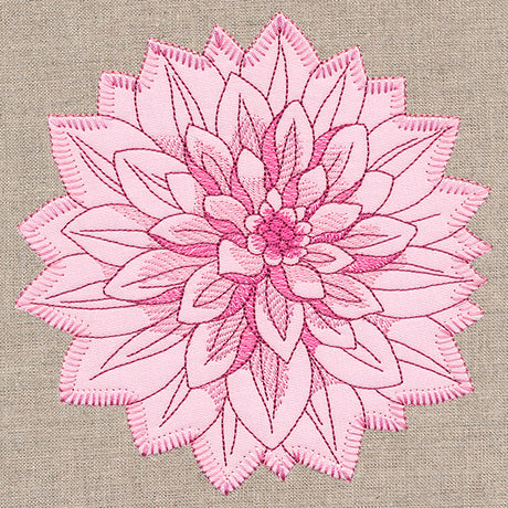 Darling Dahlia (Heirloom Applique)