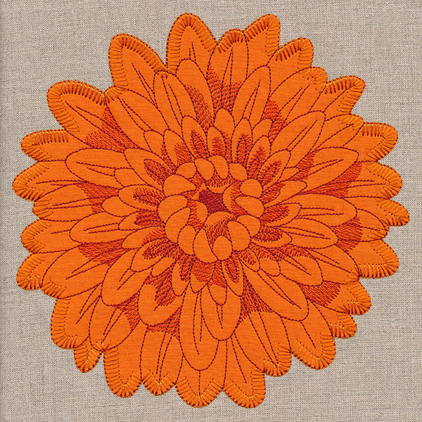 Cheerful Chrysanthemum (Heirloom Applique)
