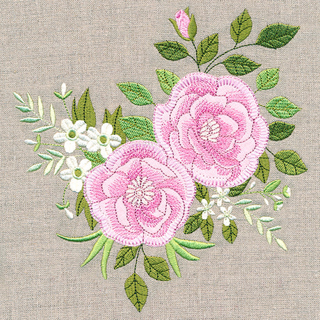 Elegant Roses (Heirloom Applique)