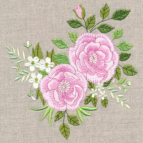 Elegant Roses (Heirloom Applique)