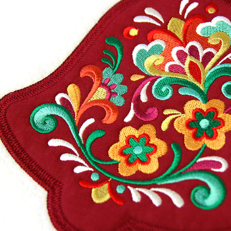 Christmas Rosemaling Bell (Heirloom Applique)