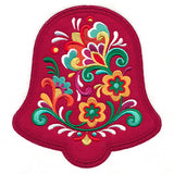 Christmas Rosemaling Bell (Heirloom Applique)