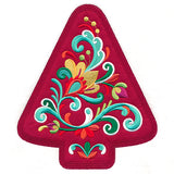 Christmas Rosemaling Tree (Heirloom Applique)