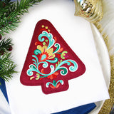 Christmas Rosemaling Tree (Heirloom Applique)