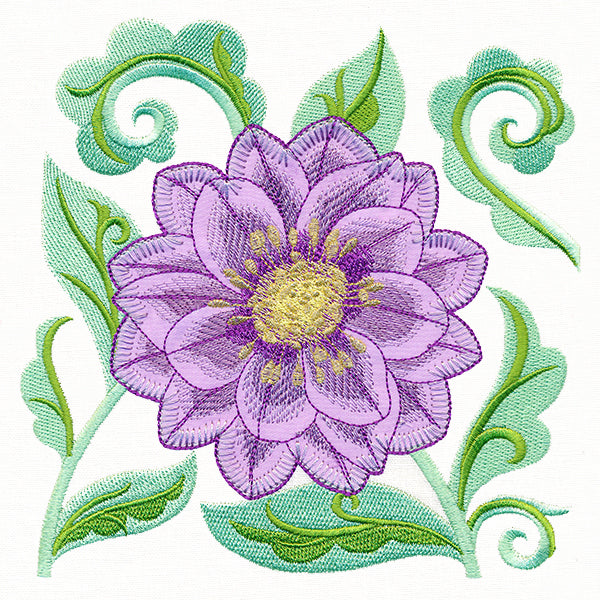 Fancy Hellebore (Heirloom Applique)