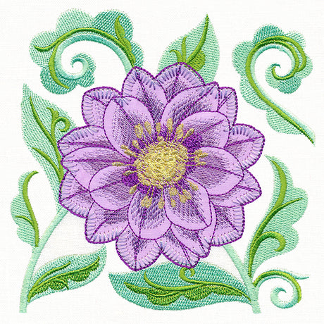 Fancy Hellebore (Heirloom Applique)