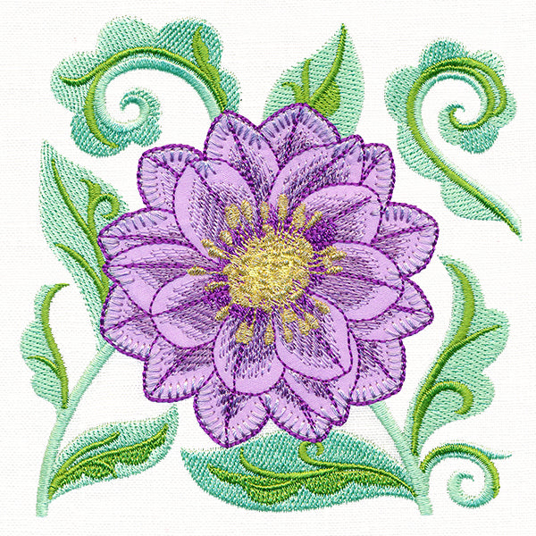 Fancy Hellebore (Heirloom Applique)
