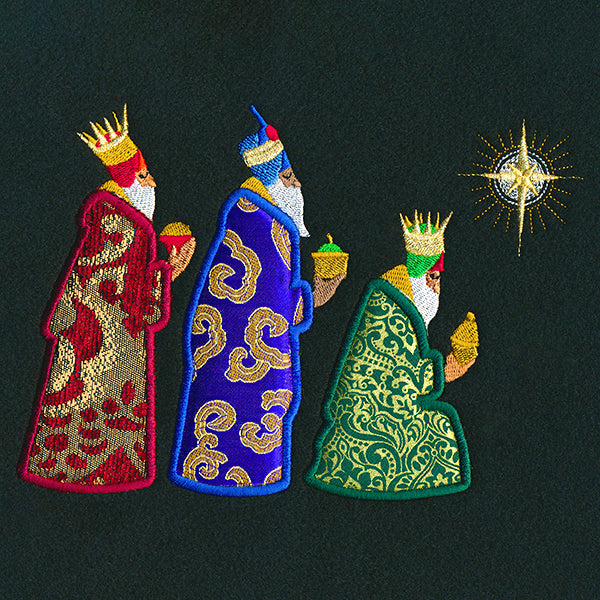 Seeking Wise Men (Applique) – Embroidery Library