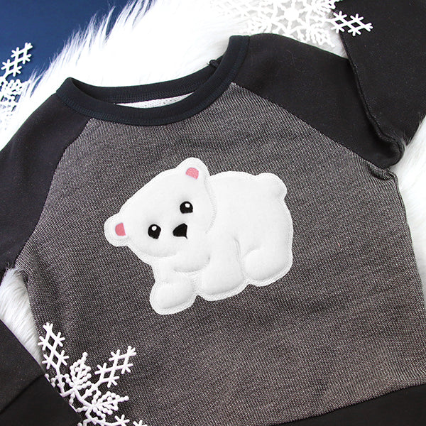 Fluffy Polar Bear (Applique)