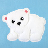 Fluffy Polar Bear (Applique)