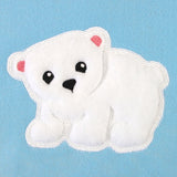 Fluffy Polar Bear (Applique)
