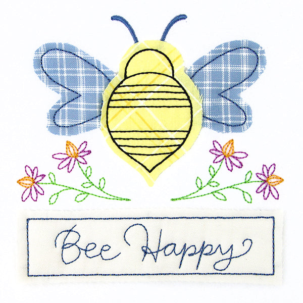 Bee Happy (Crafty Cut Applique)