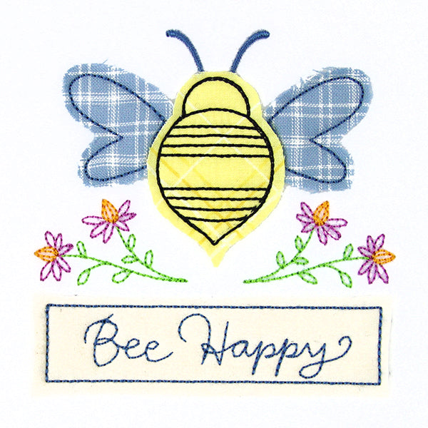 Bee Happy (Crafty Cut Applique)