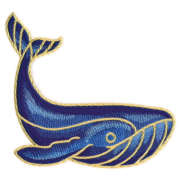 Seaside Treasures - Whale (Applique)