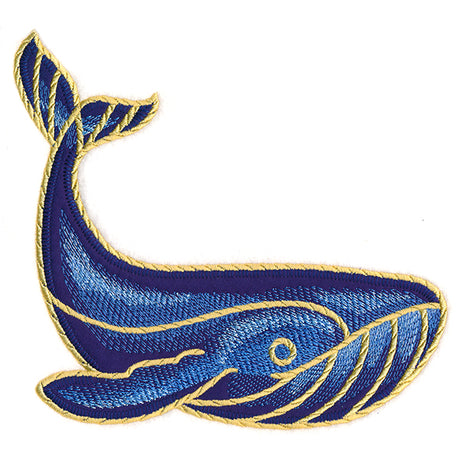 Seaside Treasures - Whale (Applique)