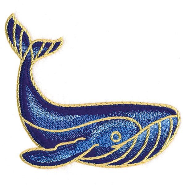 Seaside Treasures - Whale (Applique)