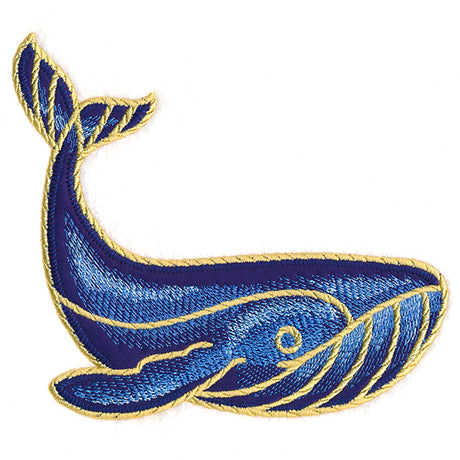 Seaside Treasures - Whale (Applique)
