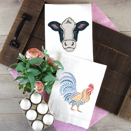 Farmhouse Cow (Crafty Cut Applique)