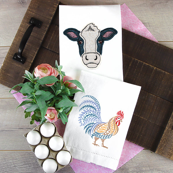 Farmhouse Cow (Crafty Cut Applique)