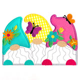 Spring Gnomes Trio (Heirloom Applique)