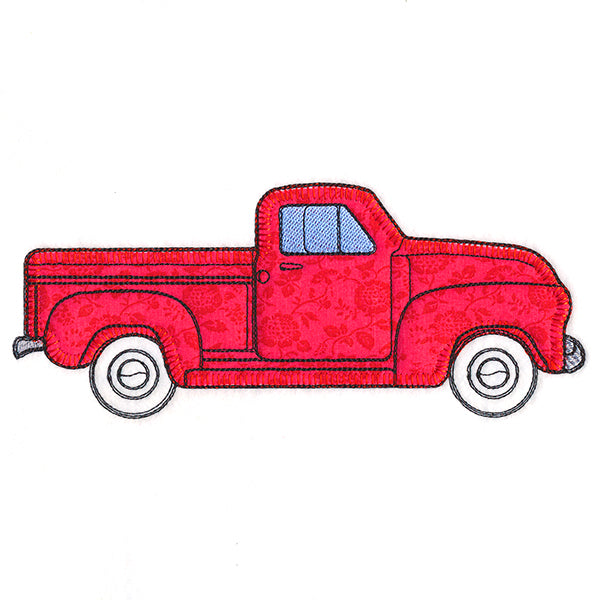 Cruising Retro Truck (Heirloom Applique)