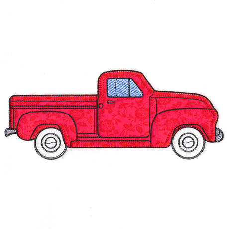 Cruising Retro Truck (Heirloom Applique)