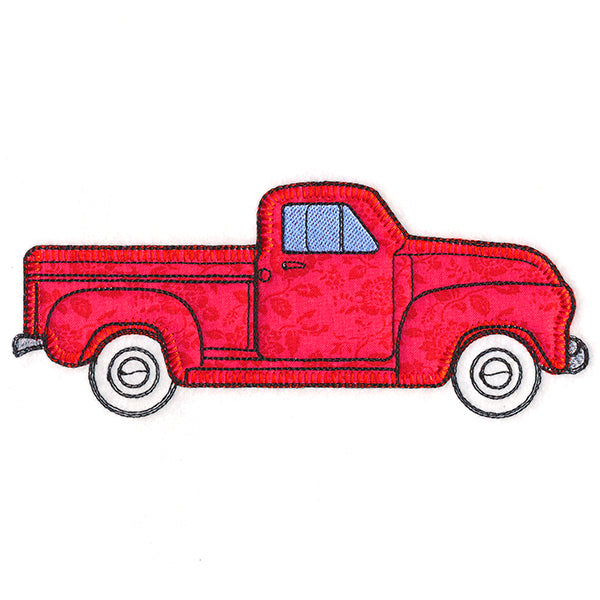 Cruising Retro Truck (Heirloom Applique)