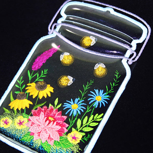 Enchanting Firefly Jar (Vinyl Applique)