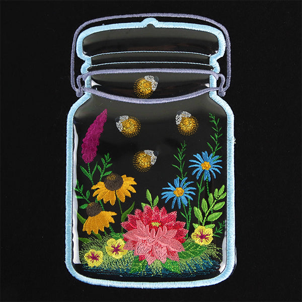 Enchanting Firefly Jar (Vinyl Applique)