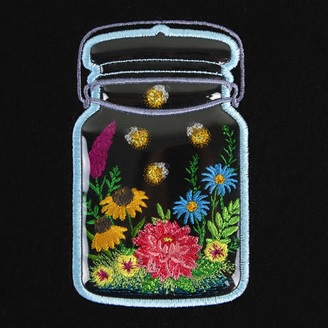 Enchanting Firefly Jar (Vinyl Applique)