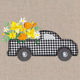 Cruising Floral Retro Truck (Heirloom Applique)