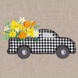 Cruising Floral Retro Truck (Heirloom Applique)