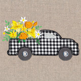 Cruising Floral Retro Truck (Heirloom Applique)