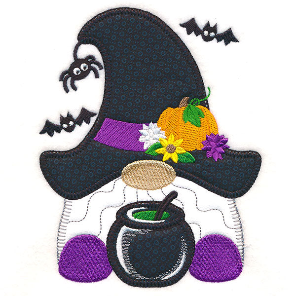 Spooky Halloween Gnome (Heirloom Applique)