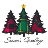 Season's Greetings Trees (Applique)