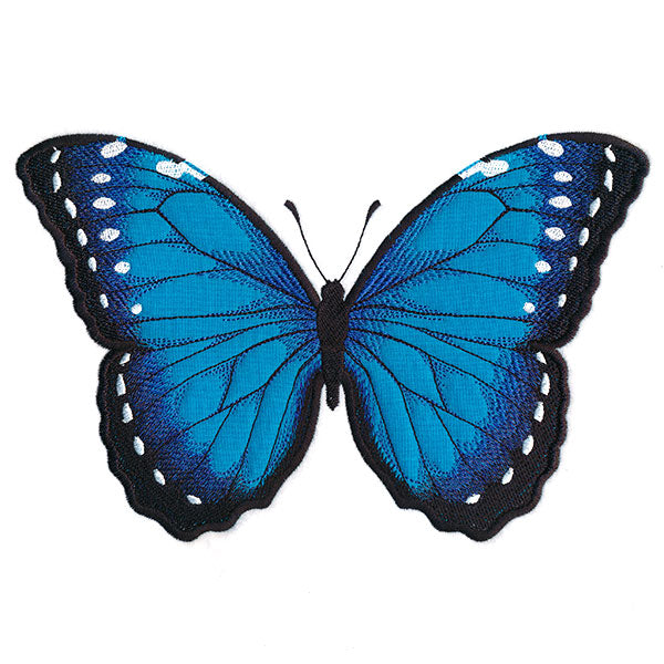 Enchanted Blue Morpho Butterfly (Heirloom Applique)