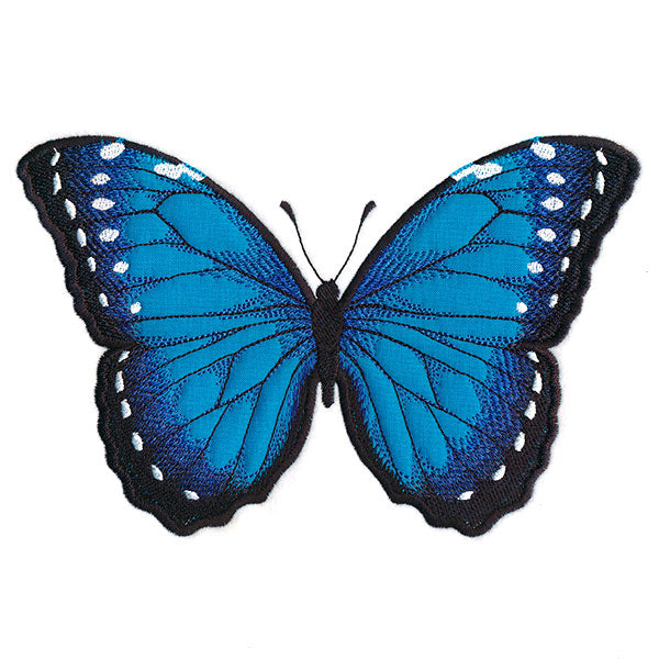 Enchanted Blue Morpho Butterfly (Heirloom Applique)