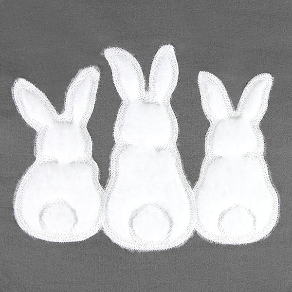 Rearview Bunny Trio (Applique)