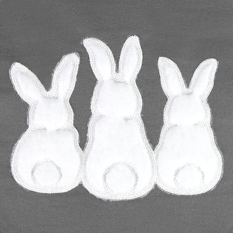 Rearview Bunny Trio (Applique)