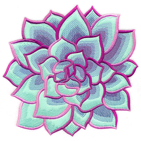 Lively Succulent (Applique)