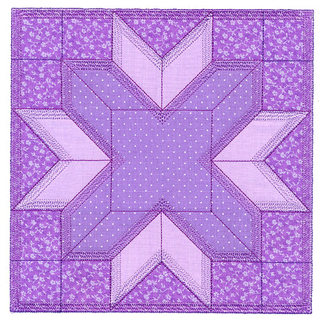 Merry Kite Quilt Block (In-the-Hoop)