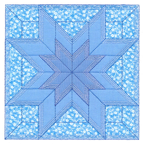 Double LaMoyne Star Quilt Block (In-the-Hoop)